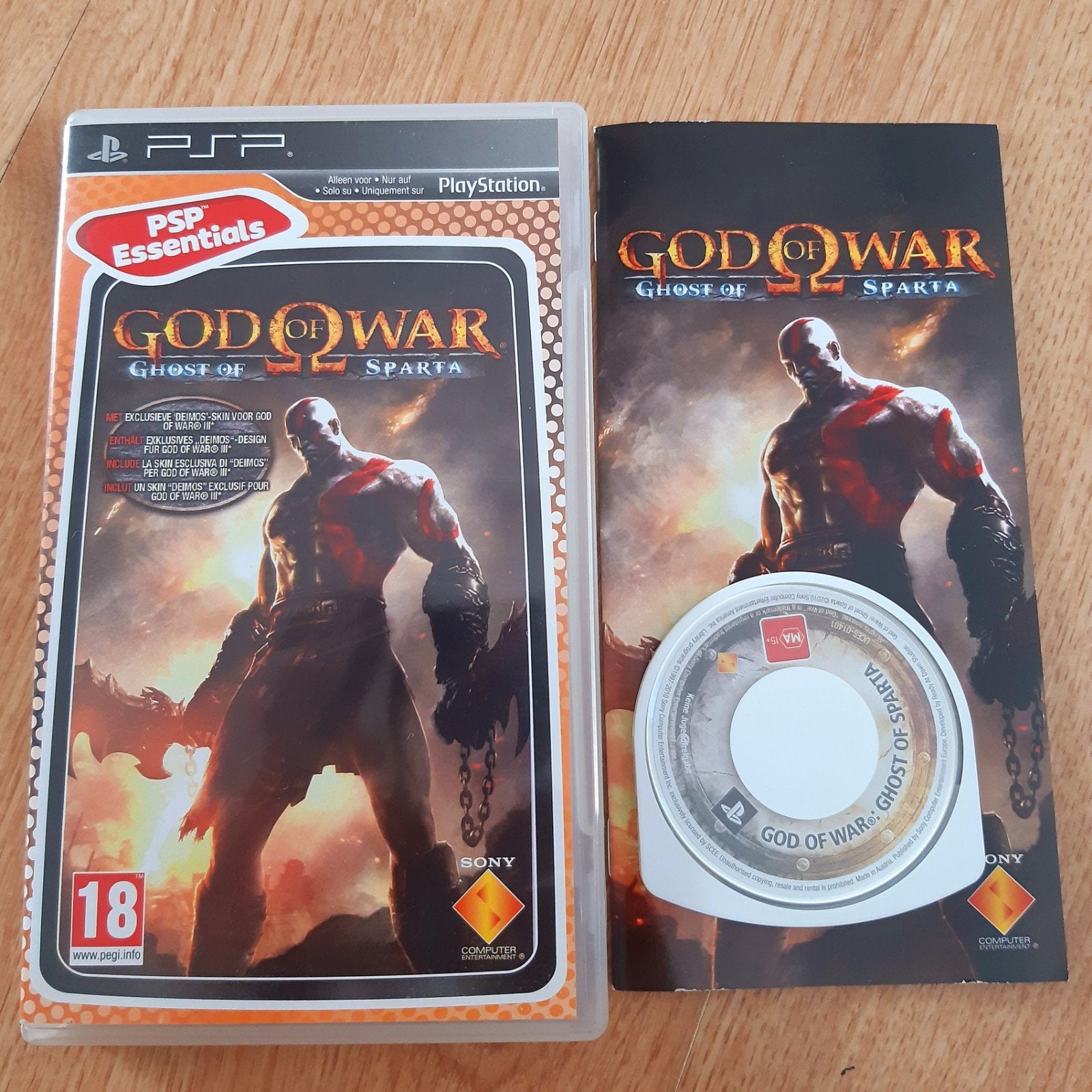 God of War Ghost of Sparta - PSP, Spelcomputers en Games, Games | Sony PlayStation Portable, Ophalen of Verzenden, Avontuur en Actie