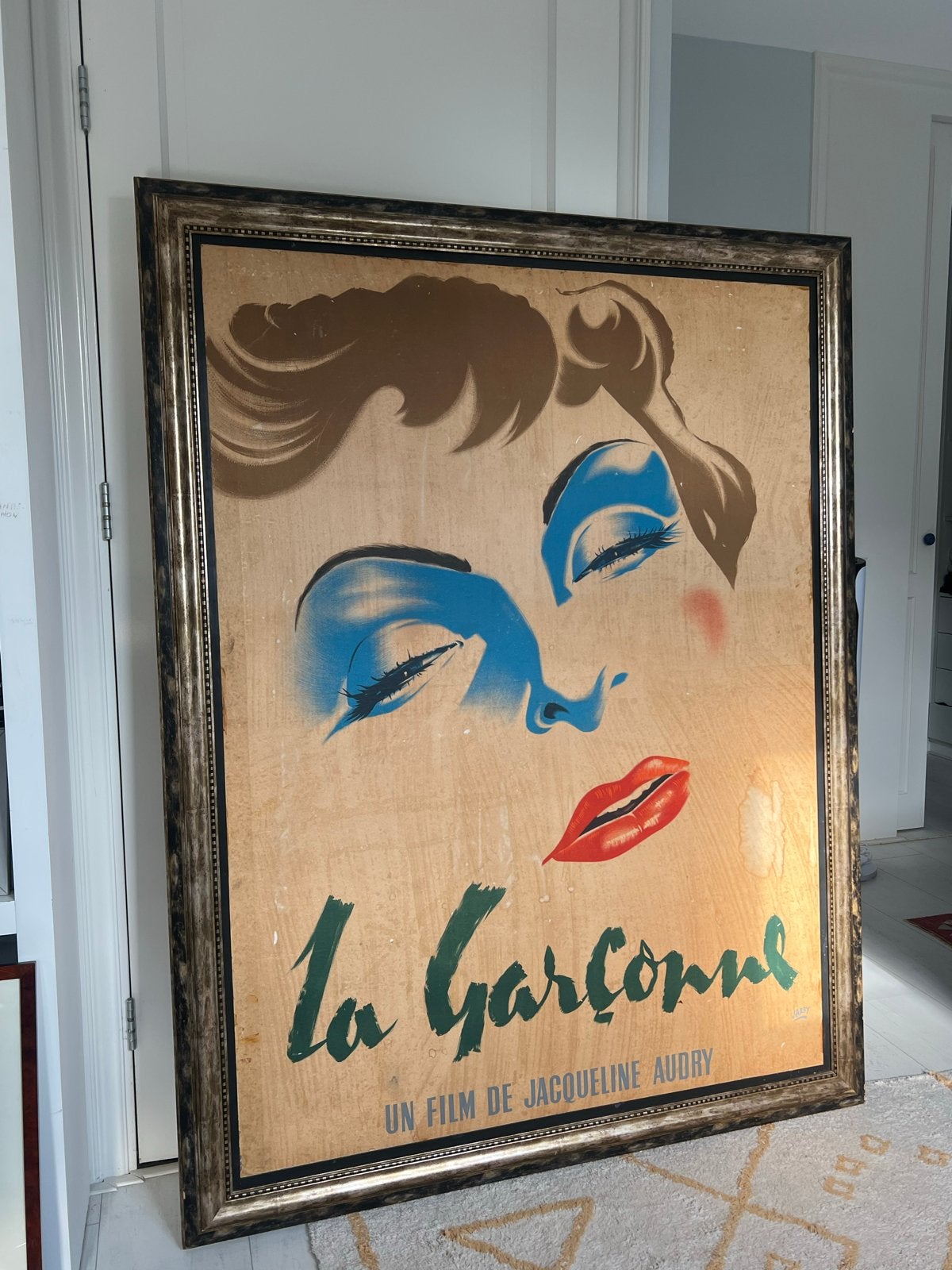 Vintage filmposter 'La Garçonne' - Jacqueline Audry, Ophalen, Gebruikt, Foto of Poster, 75 – 100