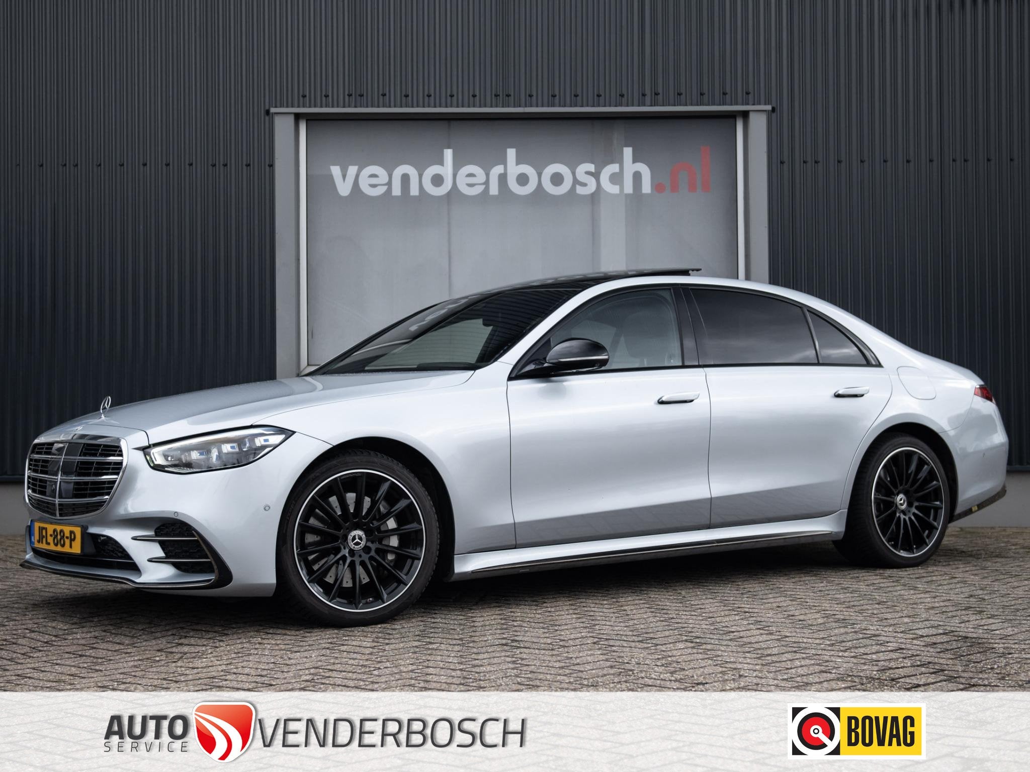 Mercedes S-klasse 580e Lang AMG Line | Night | Achterasbestu, Dealer onderhouden, Achterwielaandrijving, Gebruikt, Bedrijf