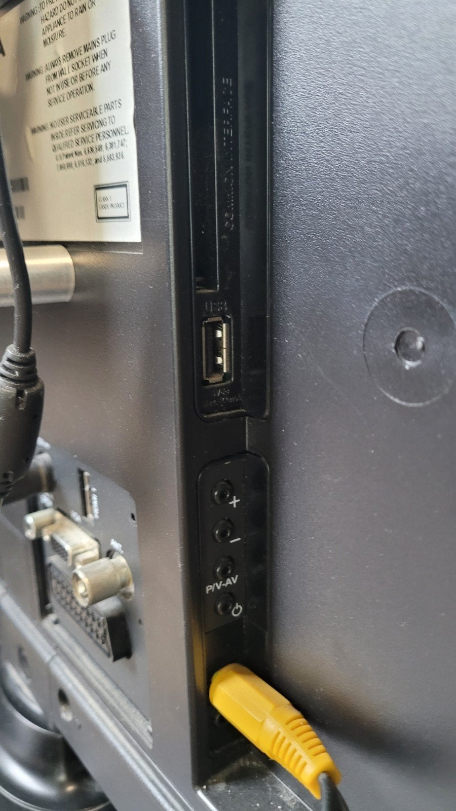 Salora TV met afstandsbediening en kabels, Gebruikt, 50 Hz, Minder dan 40 cm, Ophalen