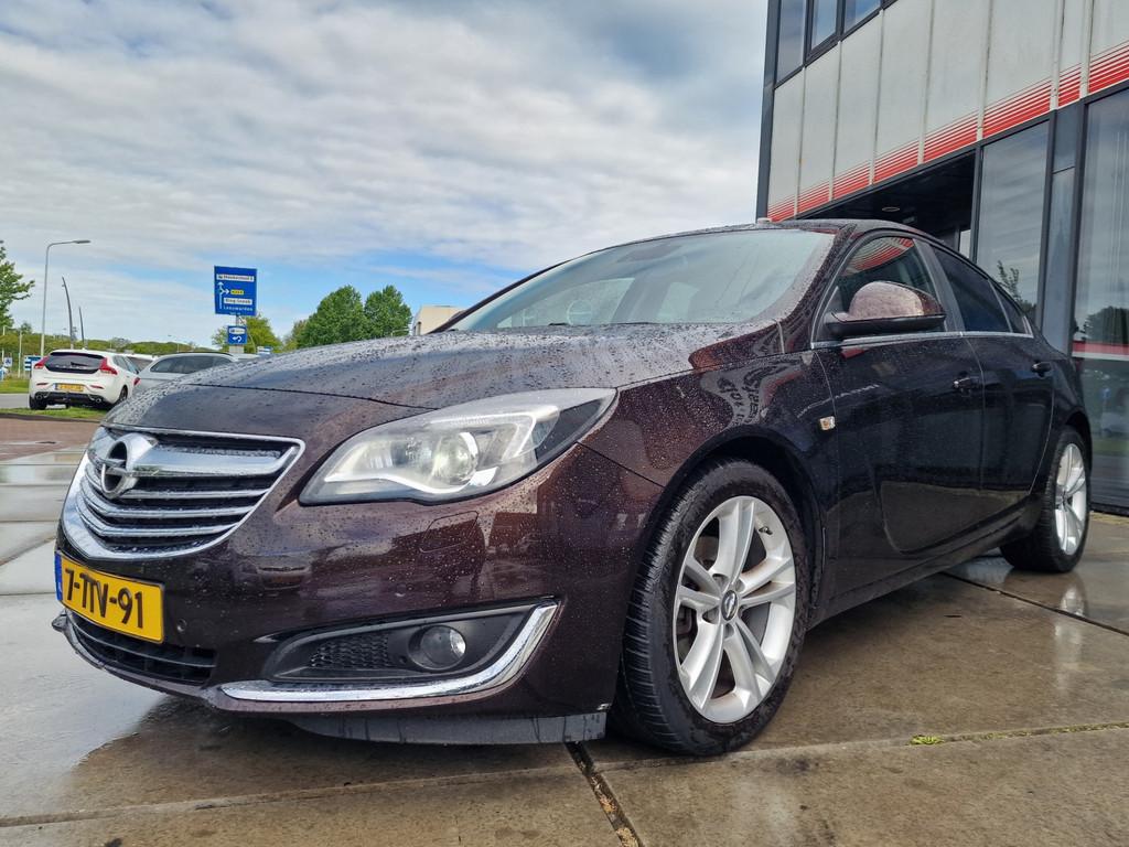 Opel Insignia 1.4 T EcoFLEX Business+ - Xenon - Topstaat! -, Voorwielaandrijving, Stof, 4 cilinders, Bruin