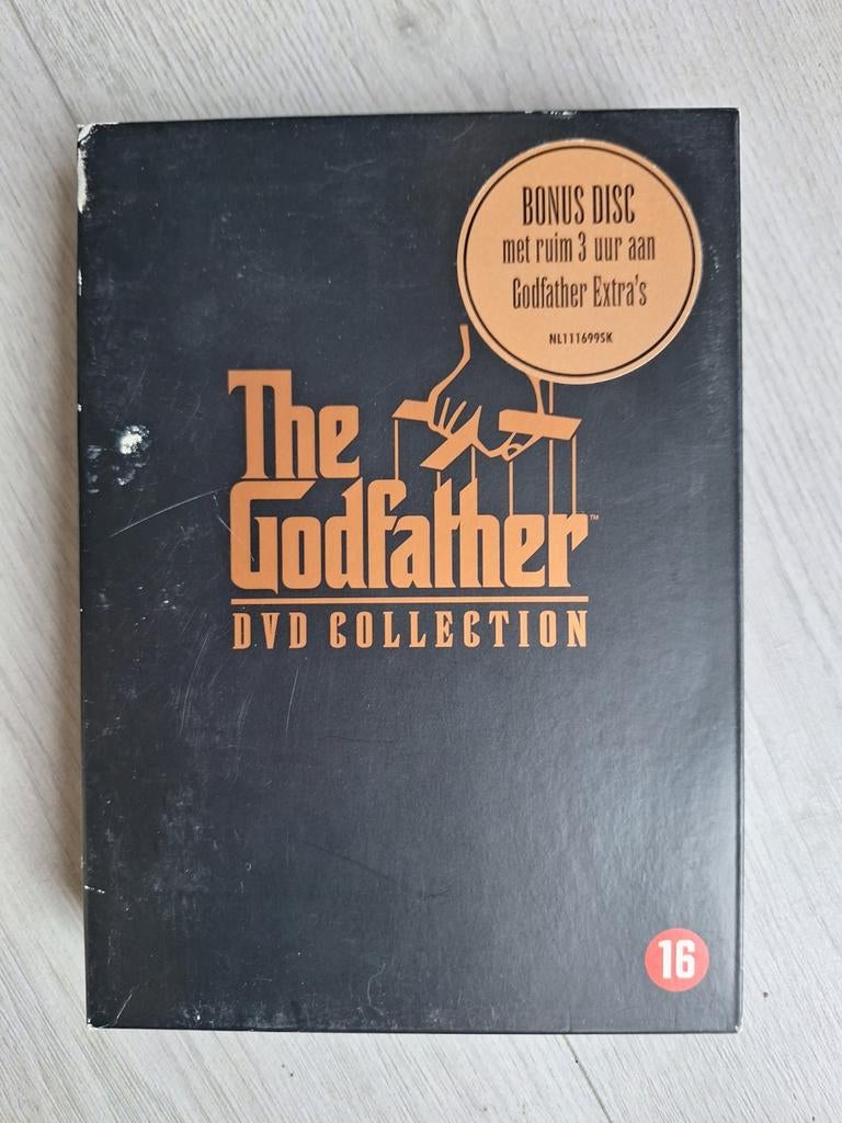 The godfather dvd collection 4 dvd s, Ophalen of Verzenden, Gebruikt, Maffia en Misdaad, Boxset