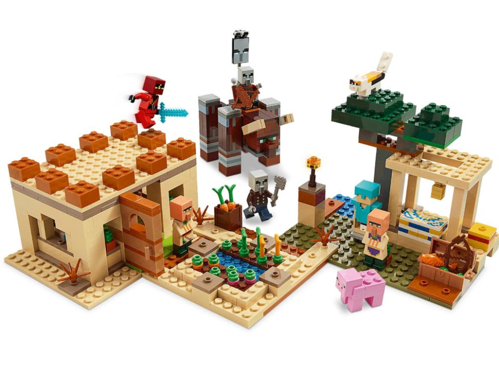 Lego #21160 De Illager overval, Minecraft, Lego, Ophalen of Verzenden, Zo goed als nieuw