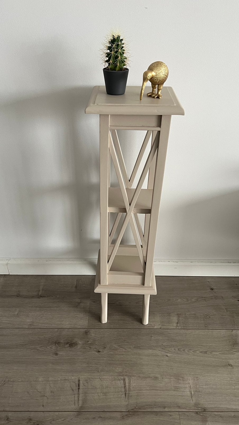 Plantentafel, Bijzettafel, Ophalen, Minder dan 55 cm, Vierkant, Zo goed als nieuw