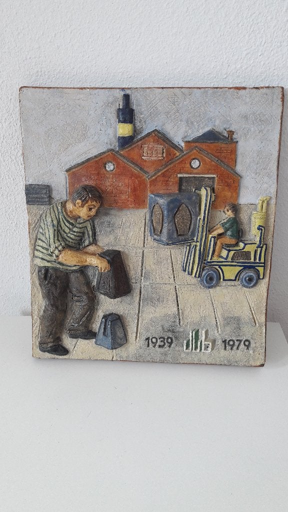 Originele Zeldzame Jubileumtegel 1939-1979 Westraven Utrecht, Ophalen of Verzenden