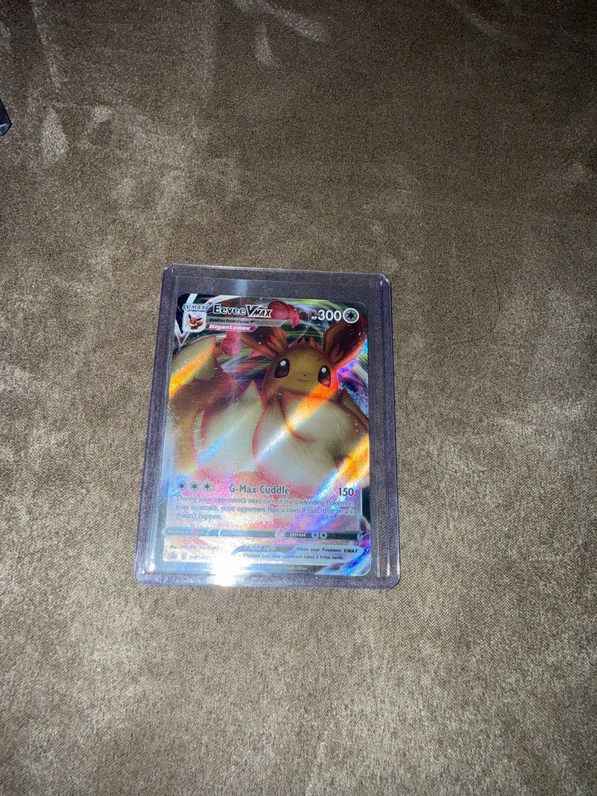 Pokemon Eevee VMAX Full Art - Zo goed als nieuw, Ophalen of Verzenden, Zo goed als nieuw, Losse kaart, Foil