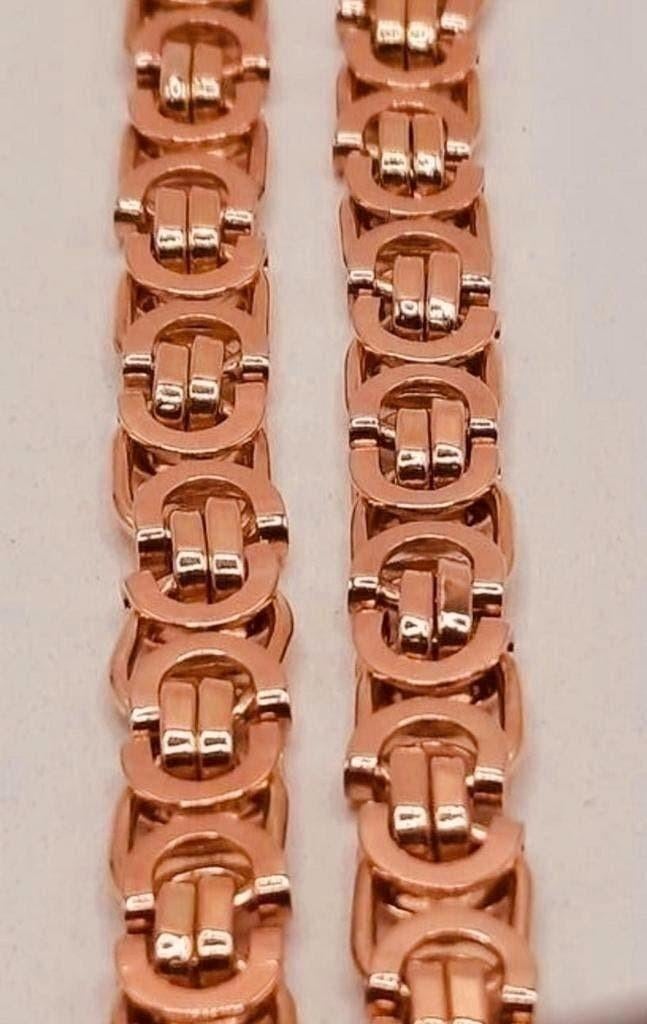 gouden platte koningsketting 14kt, Sieraden, Tassen en Uiterlijk, Kettingen, Www.bredajuwelier.nl, Nieuw, Ophalen of Verzenden