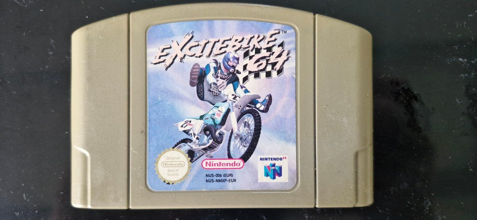 Excitebike 64 - Nintendo 64 (N64) Game Cartridge, Spelcomputers en Games, Games | Nintendo 64, Gebruikt, Racen en Vliegen, 2 spelers