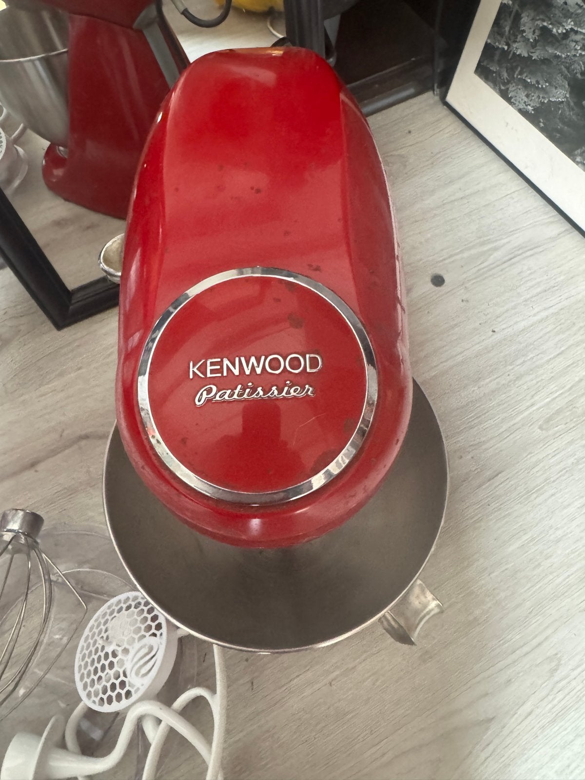 Kenwood Patissier Keukenmachine - Rood, Witgoed en Apparatuur, Ophalen of Verzenden, Zo goed als nieuw, 3 snelheden of meer