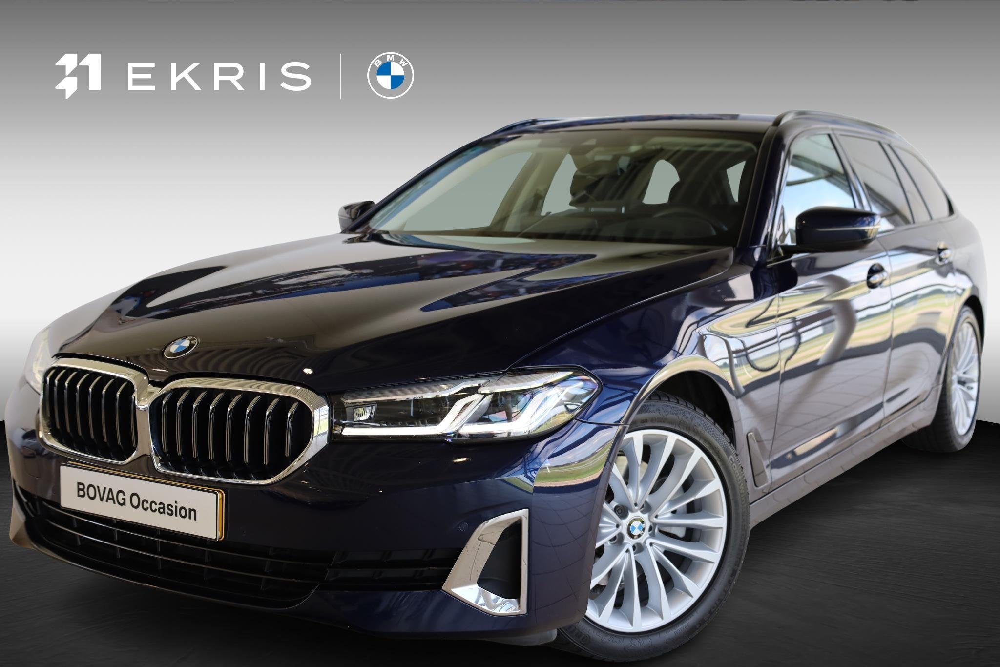 BMW 5-serie Touring 520i High Executive Edition | Luxury Lin, Automaat, Gebruikt, 4 cilinders, Blauw