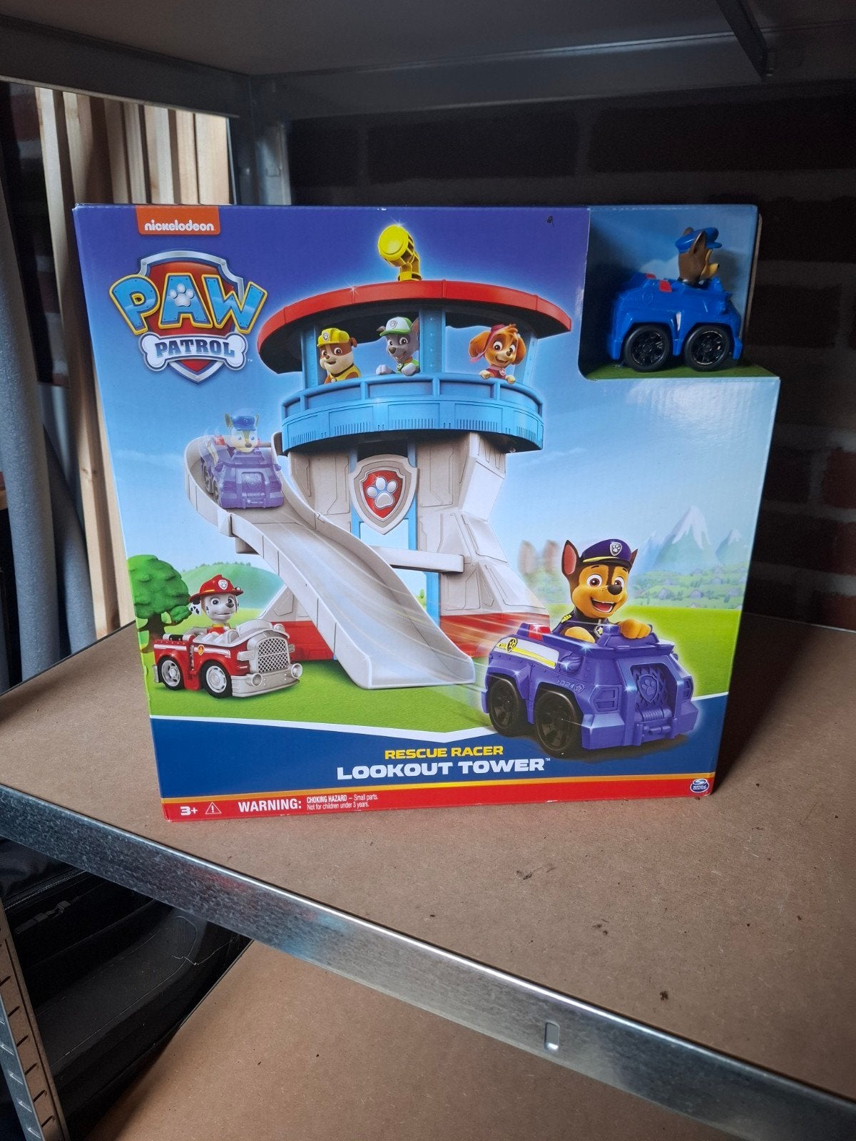 Paw Patrol Rescue Racer Uitkijktoren Speelset, Ophalen, Nieuw