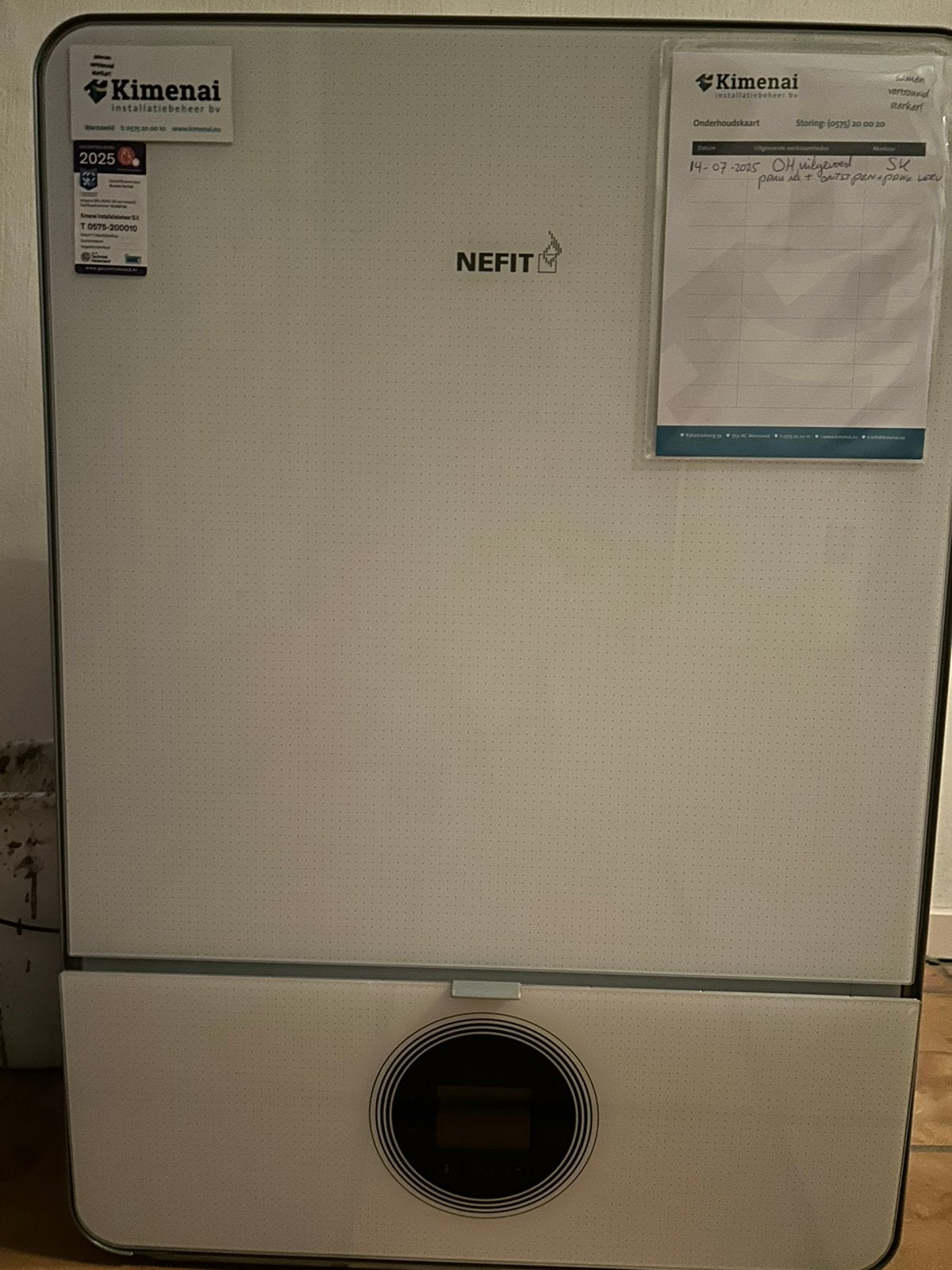 Nefit 9000iHR25, 20 tot 100 liter, Ophalen, Zo goed als nieuw, Boiler