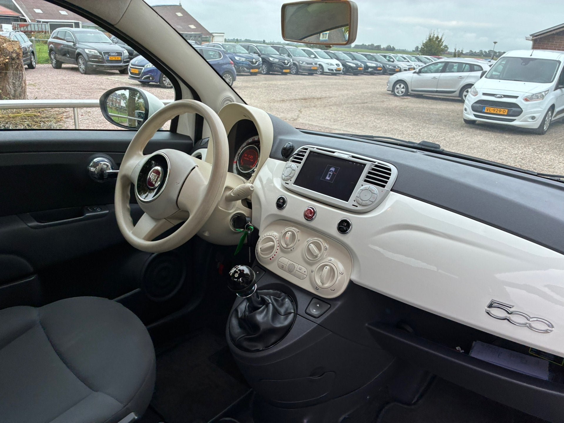 Fiat 500 1.2 Pop | APK 07-2027 + Airco + Radio Nu € 2.975,, Euro 5, Stof, Gebruikt, 4 cilinders