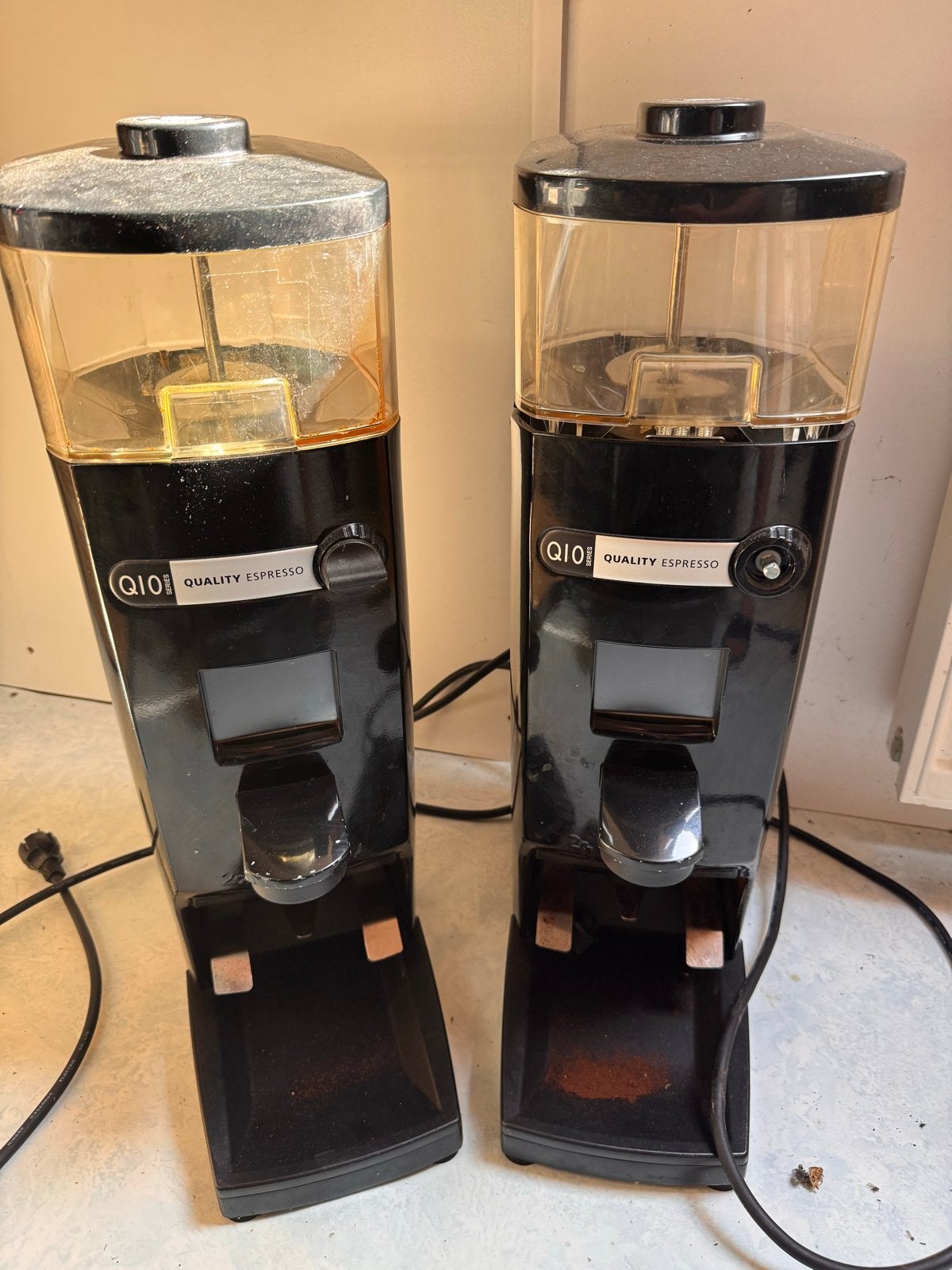 Q10 Quality Espresso koffiemolens (2 stuks), Ophalen of Verzenden, Gebruikt