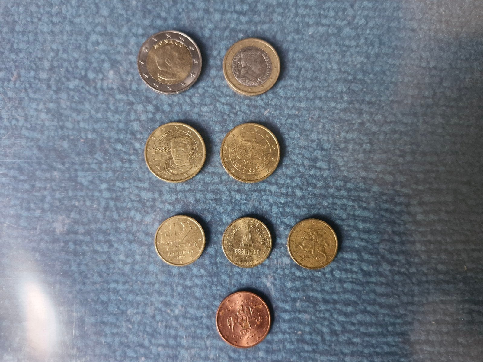 Diverse Euromunten (geen UNC) o.a. Andorra, Bulgarije, Ophalen of Verzenden, Overige landen, Overige waardes, Setje