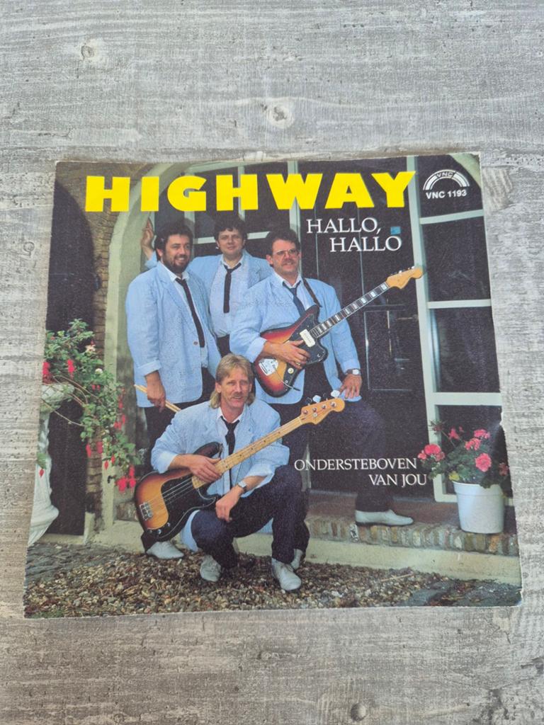Mooie piraten single van Highway Hallo,hallo, Ophalen of Verzenden, Gebruikt, 7 inch