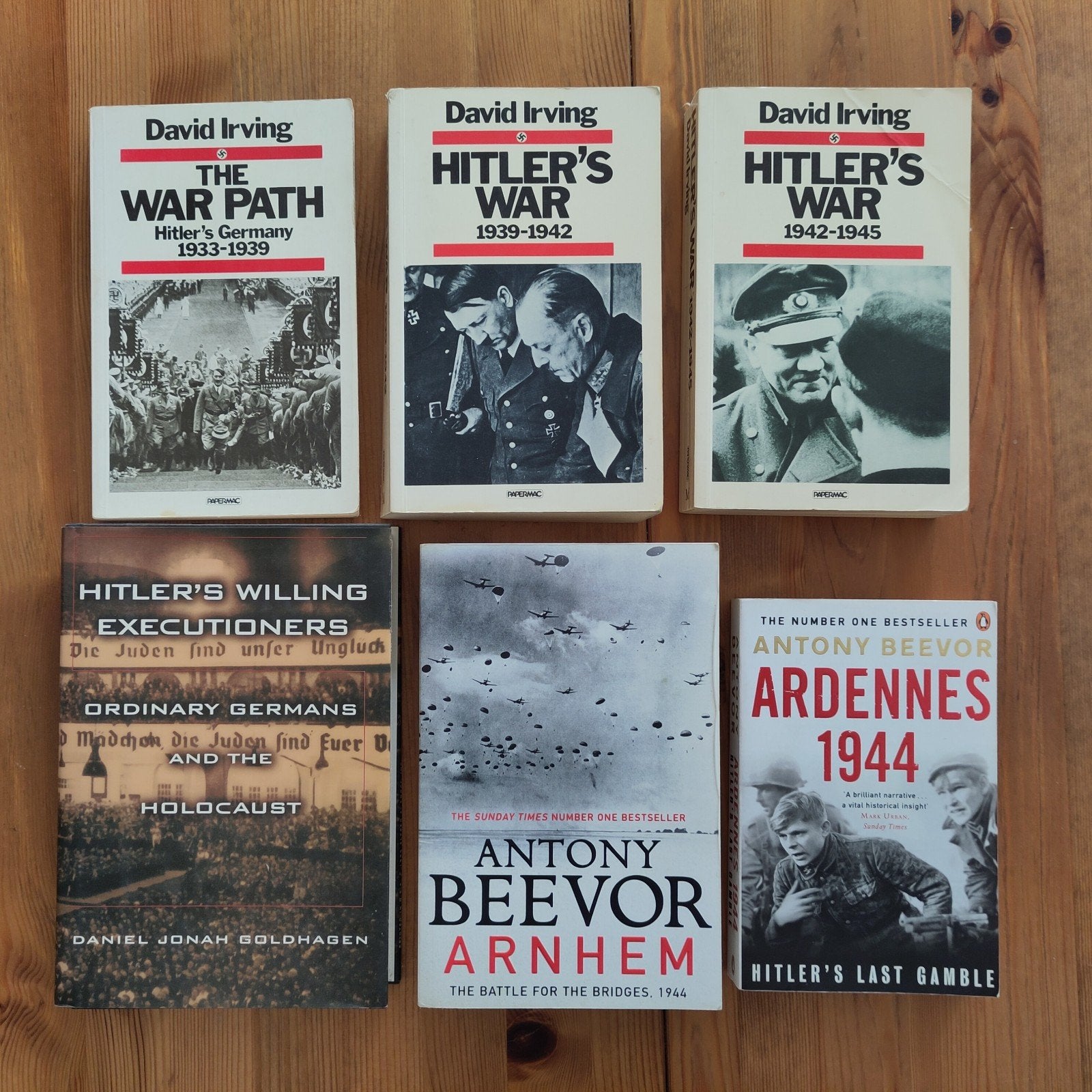 Set van 6 boeken over Hitler / WO II, Verzenden, Europa, David Irving, 20e eeuw of later