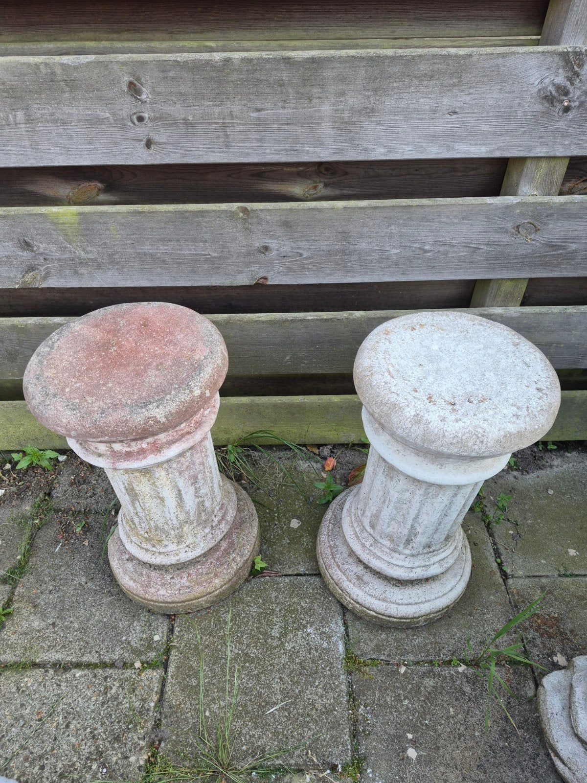 4 betonnen tuinbeelden, Tuin en Terras, Ophalen, Gebruikt, Beton, Dierenbeeld