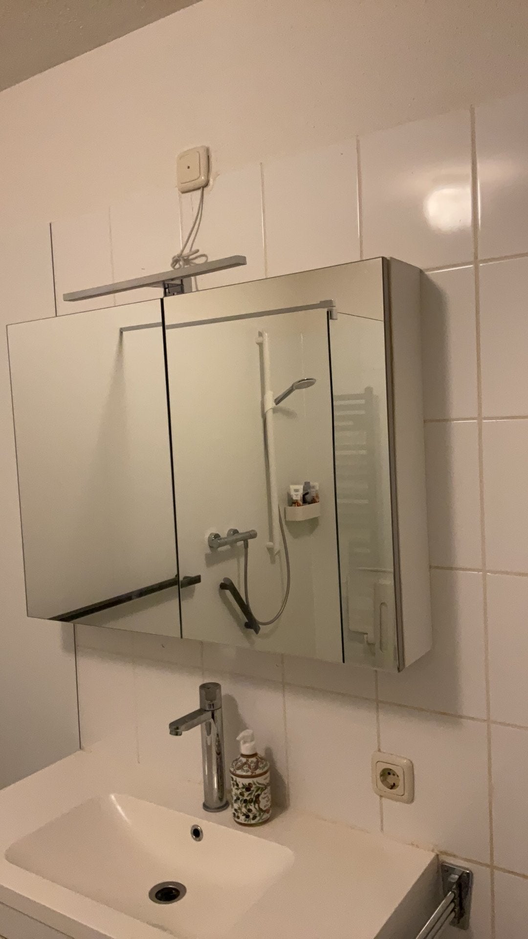 Bruynzeel badkamer meubel met spiegelkast. Compleet 150,00, Gebruikt, Minder dan 100 cm, 25 tot 50 cm, 50 tot 100 cm
