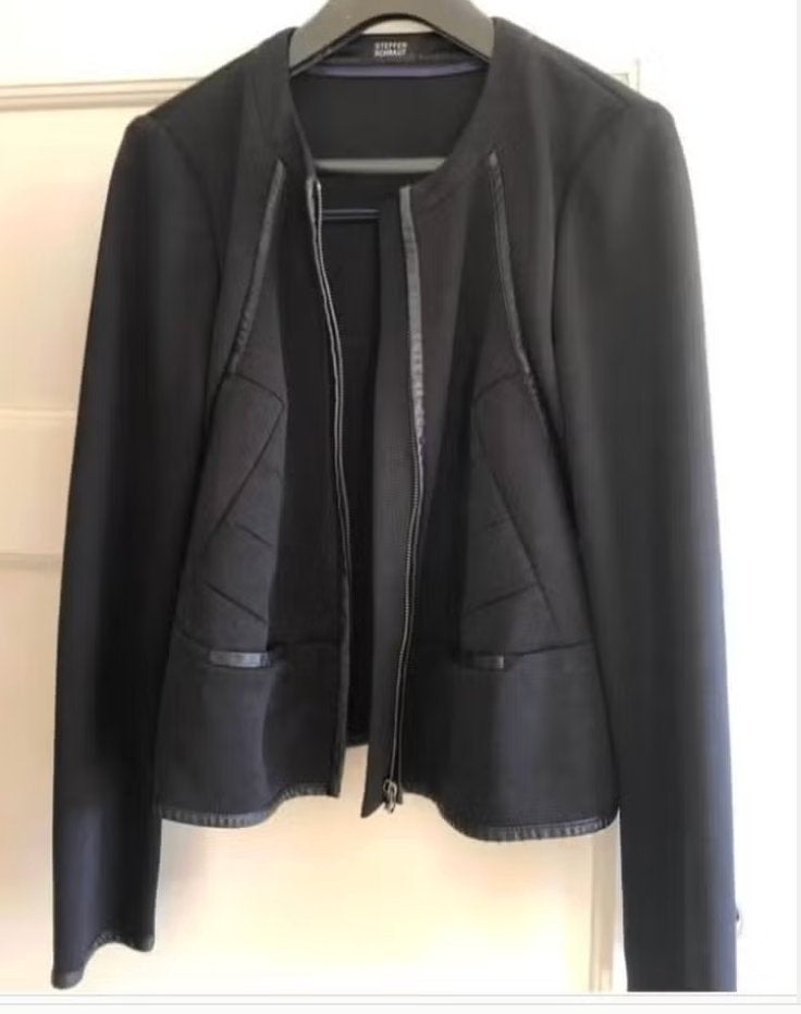 zwart jasje met rits Steffen Schraut mt 40, Kleding | Dames, Maat 38/40 (M), Verzenden, Zwart, Steffen Schraut