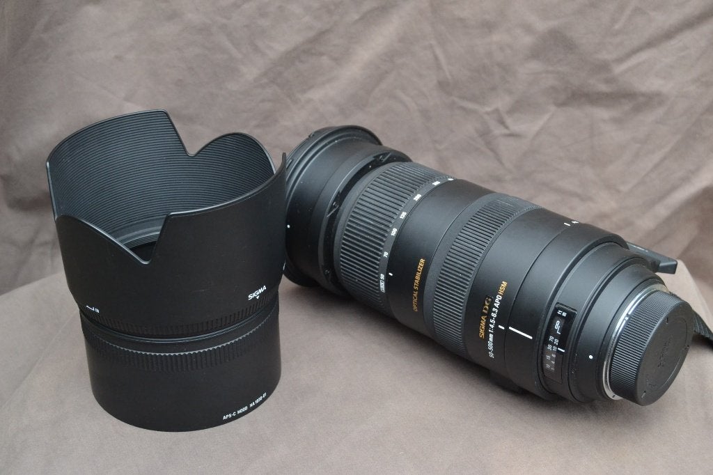 sigma Nikon 50-500 mm f 4.5-6.3 APO vr in nieuwstaat, Sigma, Nikon F-mount, 500 mm, Telelens