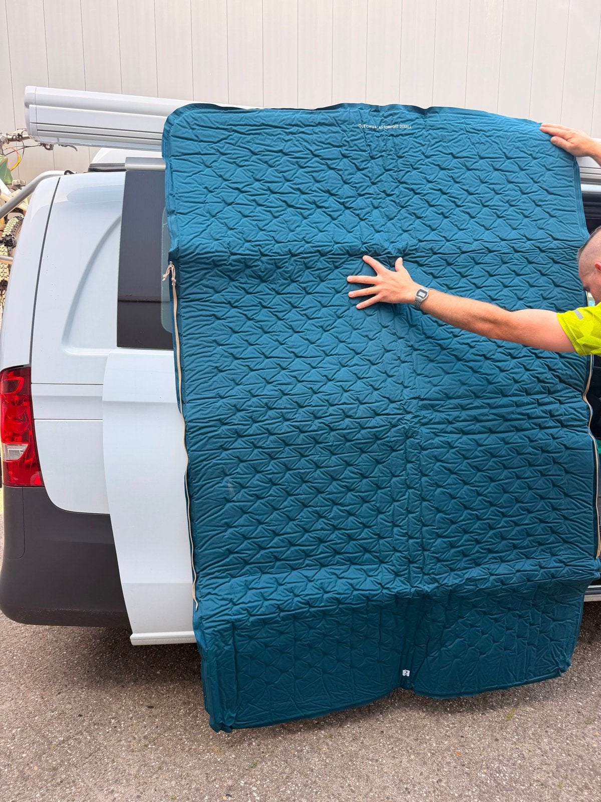 Quechua AG Comfort Double Zelfopblaasbare Slaapmat 132x200, Ophalen of Verzenden, Gebruikt, 2-persoons