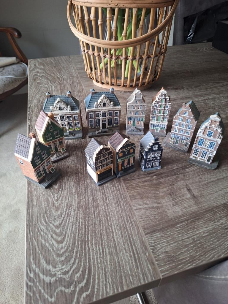 Grachtenpandhuisjes Blokker, Verzamelen, Ophalen of Verzenden, Zo goed als nieuw, Poppenhuis