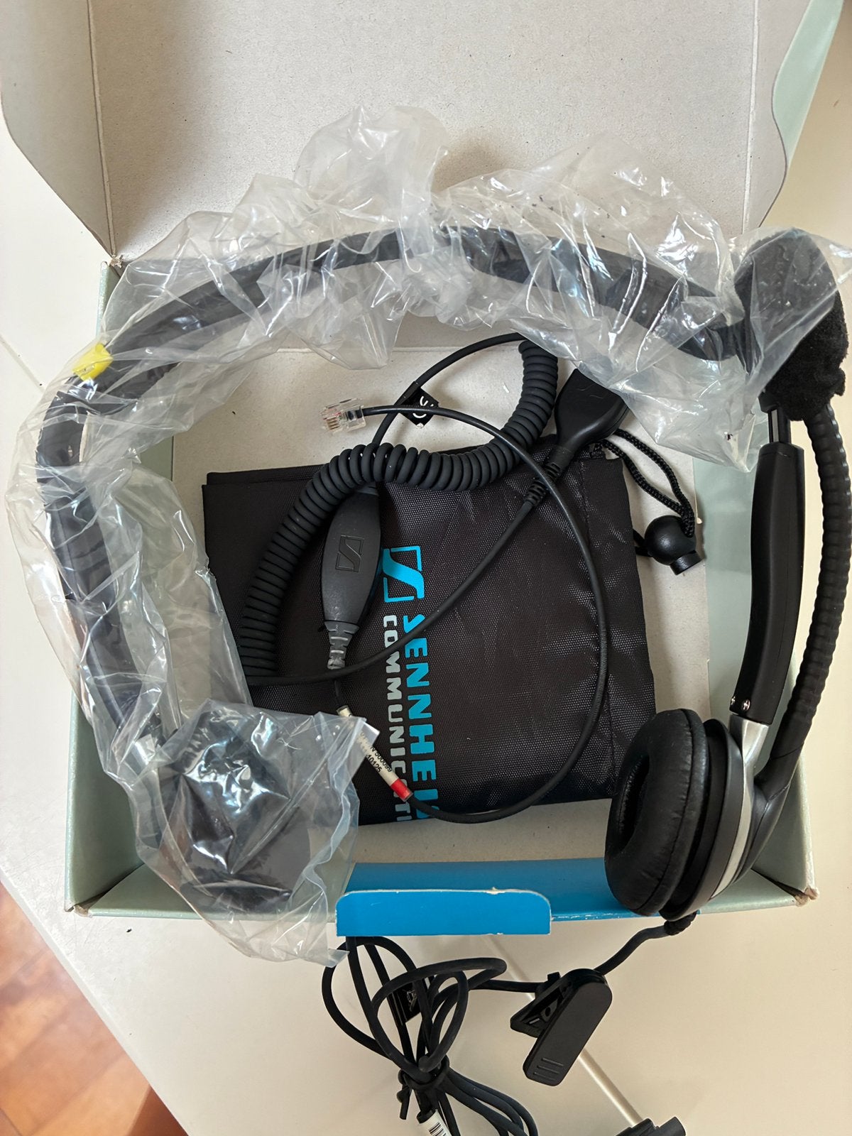 Sennheiser CC 540 duoheadset NIEUW, Ophalen of Verzenden, Nieuw, Bedraad, On-ear