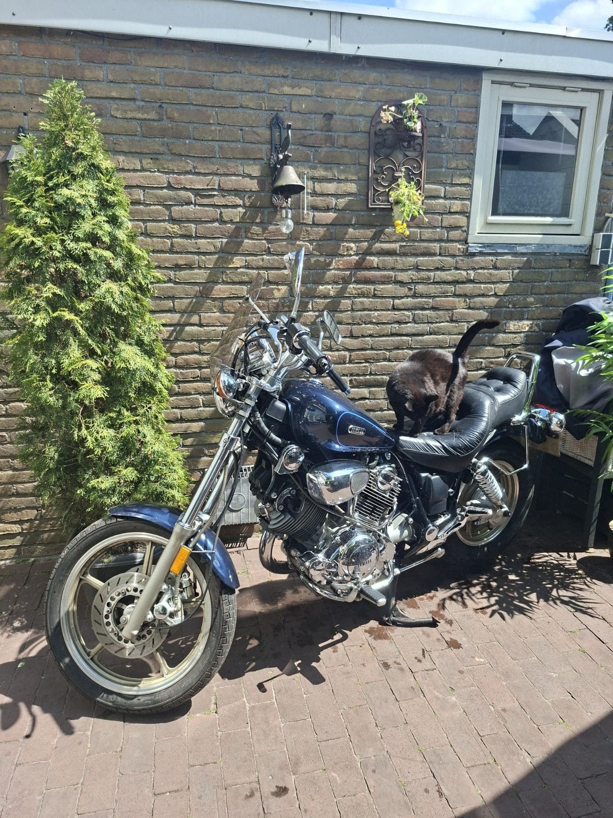Yamaha XV750 Virago - Klassieke Chopper, Cardan-aandrijving, 2 cilinders, Gebruikt, Particulier