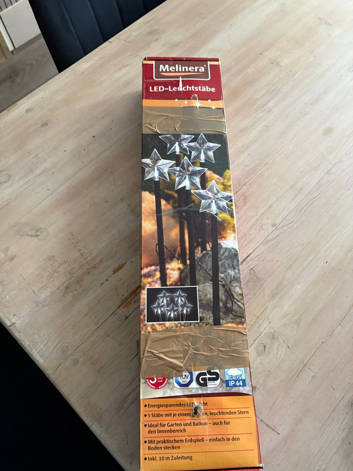 Melinera LED-Leuchtstäbe Sterren - Tuinverlichting, Tuin en Terras, Kunststof, Minder dan 50 watt, Overige typen, Nieuw
