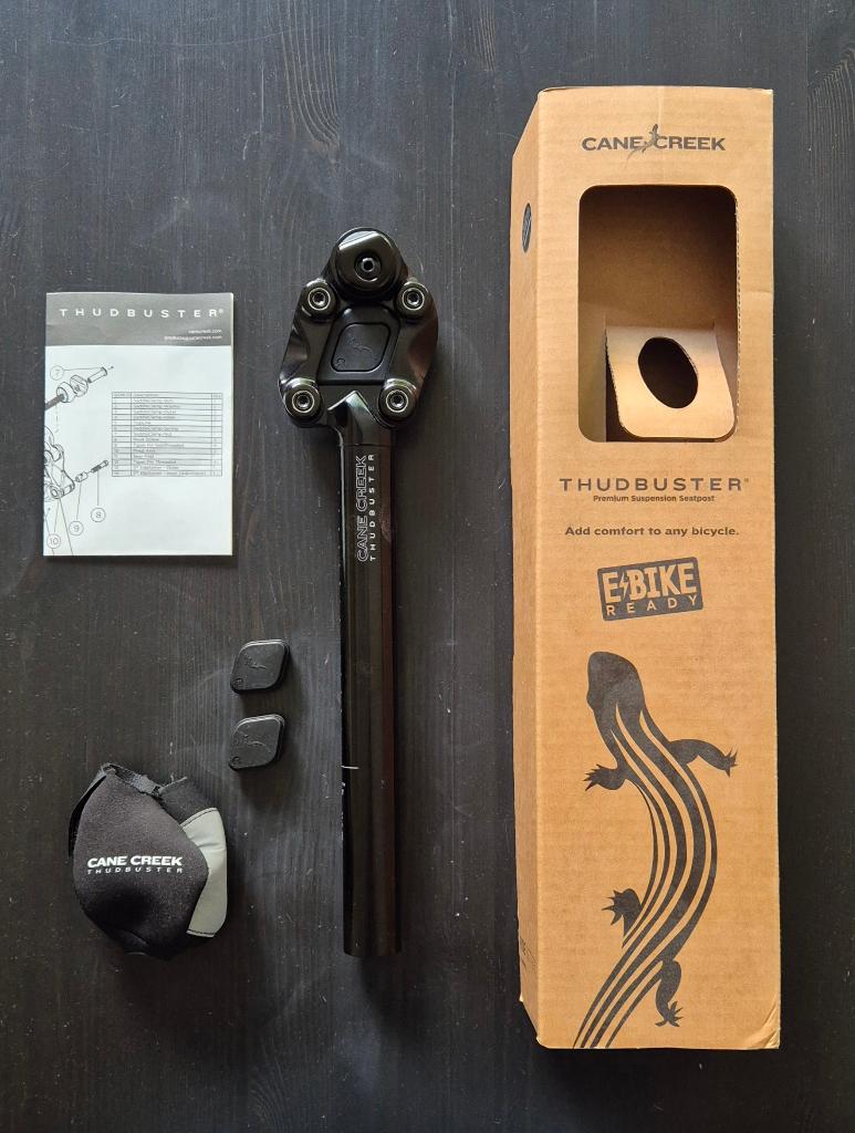 Cane Creek Thudbuster ST zadelpen (31,6 mm), Gebruikt, Overige typen, Ophalen of Verzenden, Cane Creek