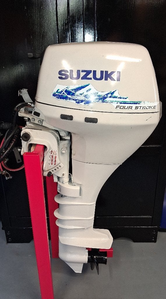 Suzuki 15 pk , afstandsbediening, langstaart,  elektr. start, Ophalen, 10 tot 30 pk, Gebruikt, Met afstandsbediening