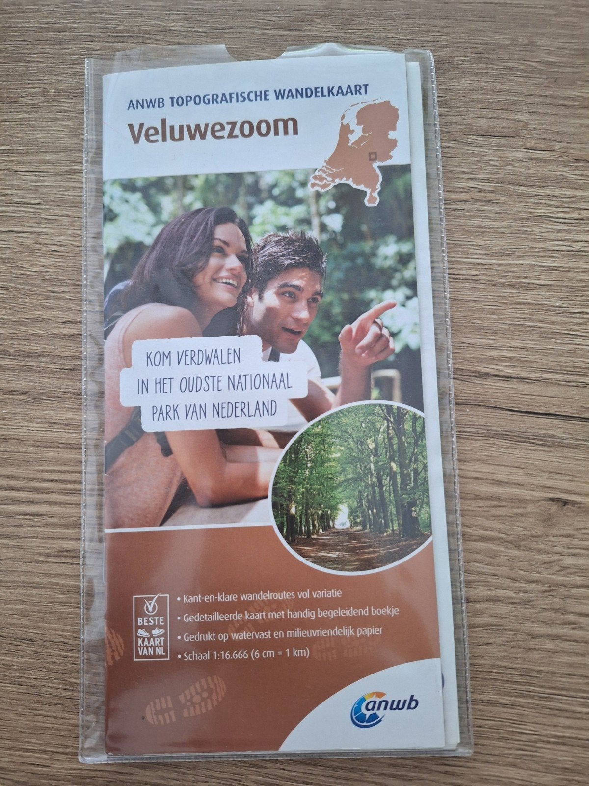 ANWB Topografische Wandelkaart Veluwezoom, Nieuw, Ophalen of Verzenden, Nederland, 2000 tot heden