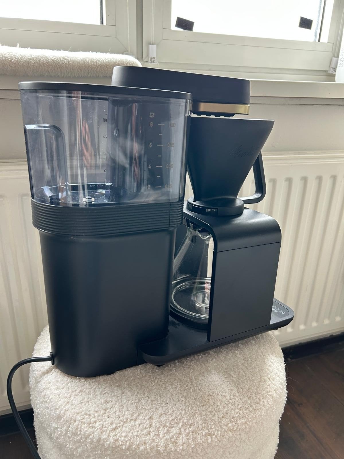 Melitta Epour zwart goud 1024-1 koffiezetapparaat, Witgoed en Apparatuur, Koffiezetapparaten, Ophalen, Nieuw, Koffiemachine, Gemalen koffie