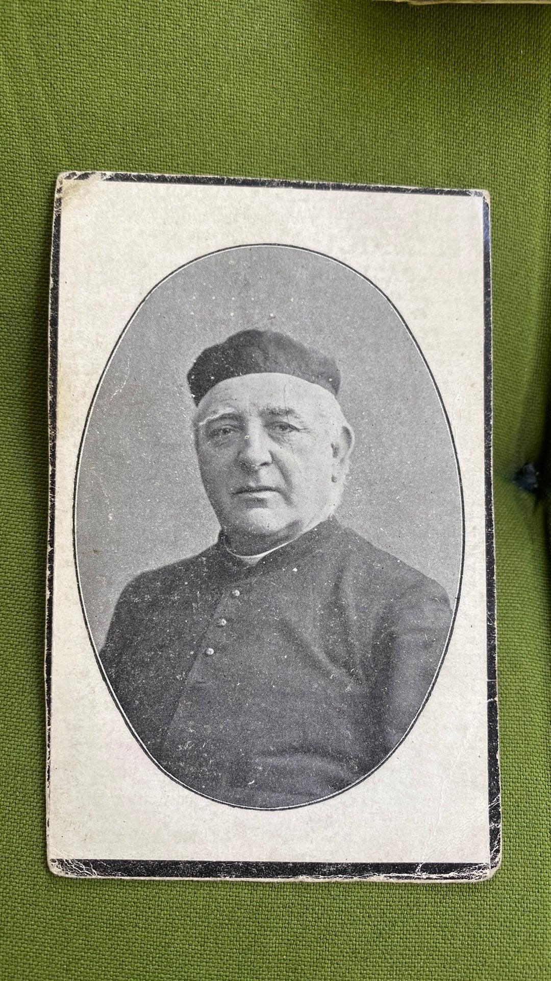 pastoor H Verberne 1842 Someren 1909 Besoijen, Ophalen of Verzenden