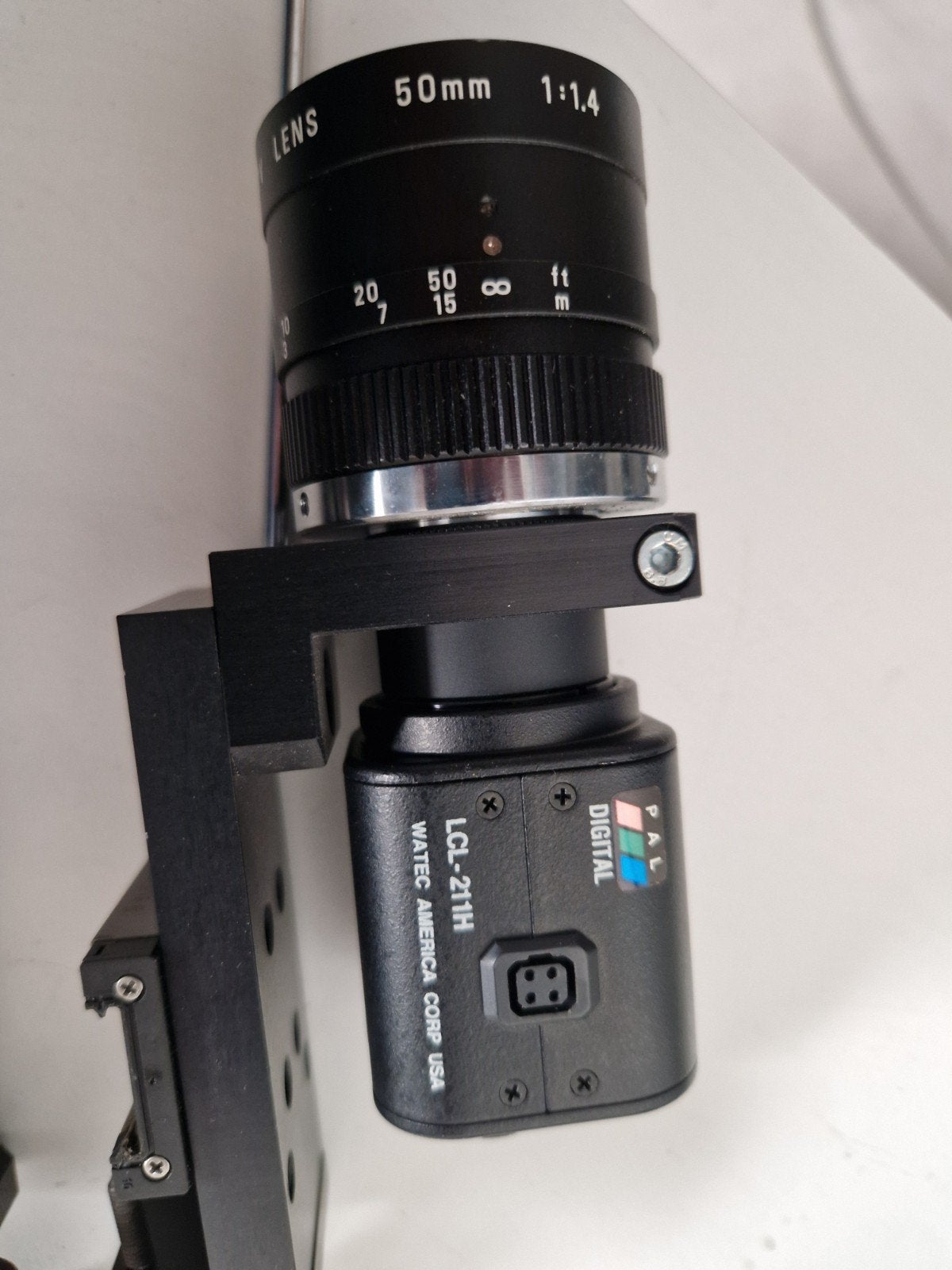 Watec LCL-211H PAL Camera met 50mm f/1.4 C-mount Lens, Overige merken, Camera, Ophalen of Verzenden, Gebruikt