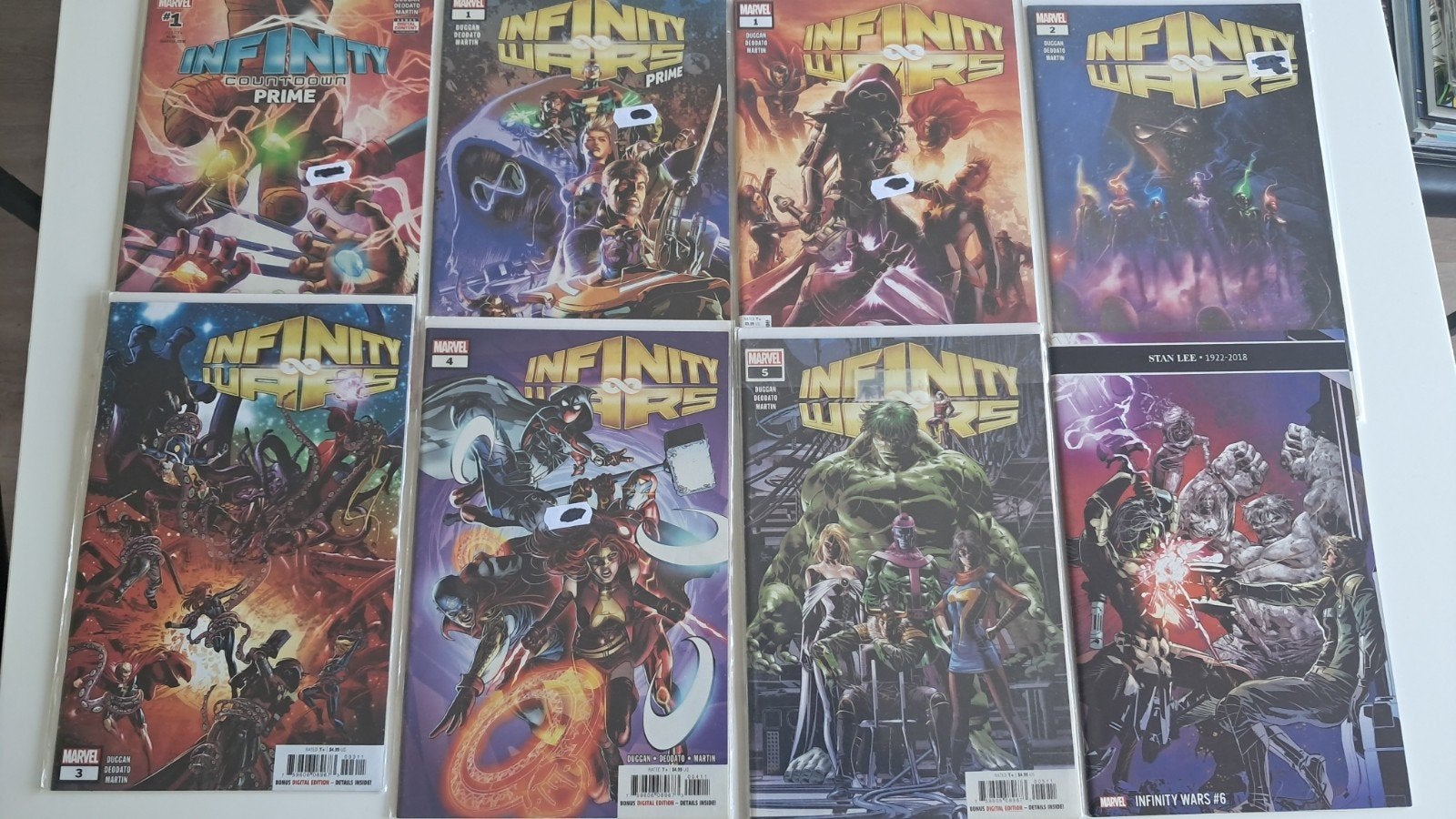 Marvel Infinity Wars compleet (2018), Amerika, Complete serie of reeks, Ophalen of Verzenden, Zo goed als nieuw