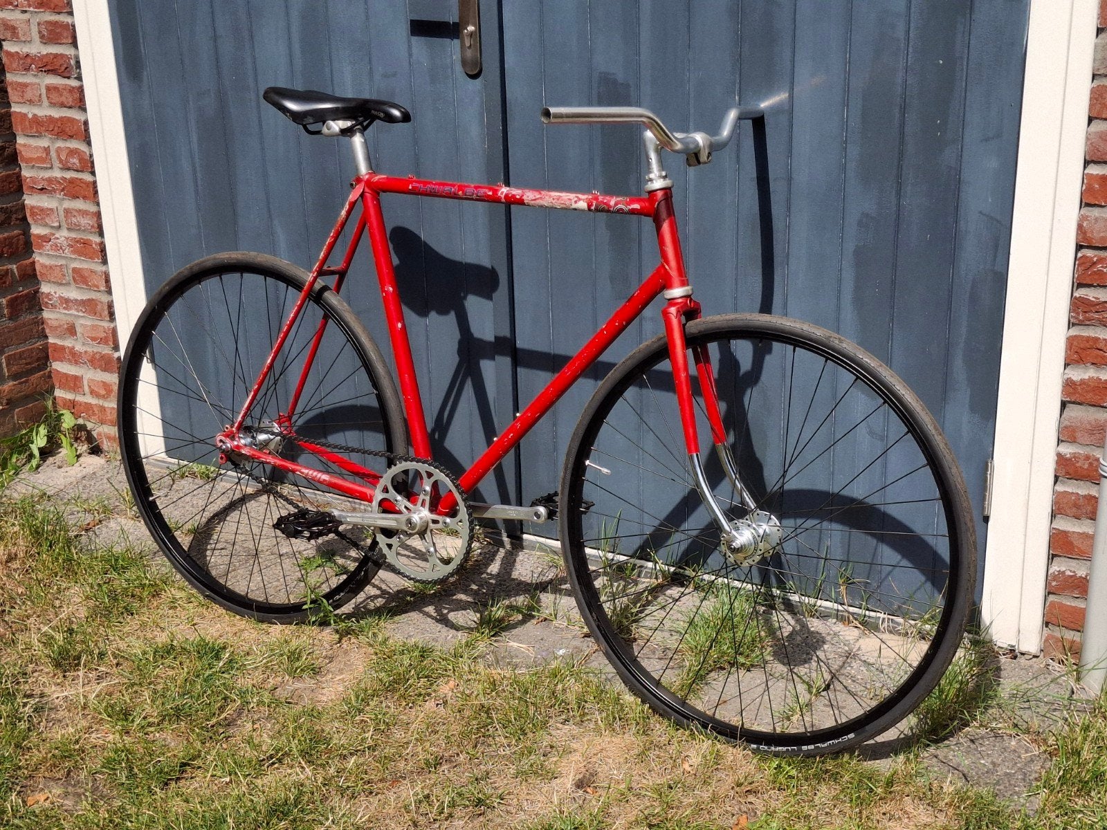 Fixie / Fixed Gear. Jaren 70 Japans frame., Overige merken, Staal, Ophalen of Verzenden, Zo goed als nieuw