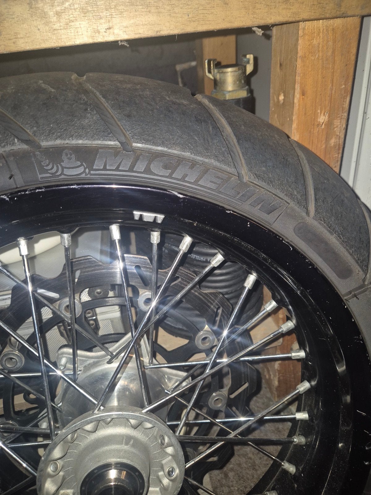 Supermoto wielen en Brembo remset, Ophalen, Gebruikt