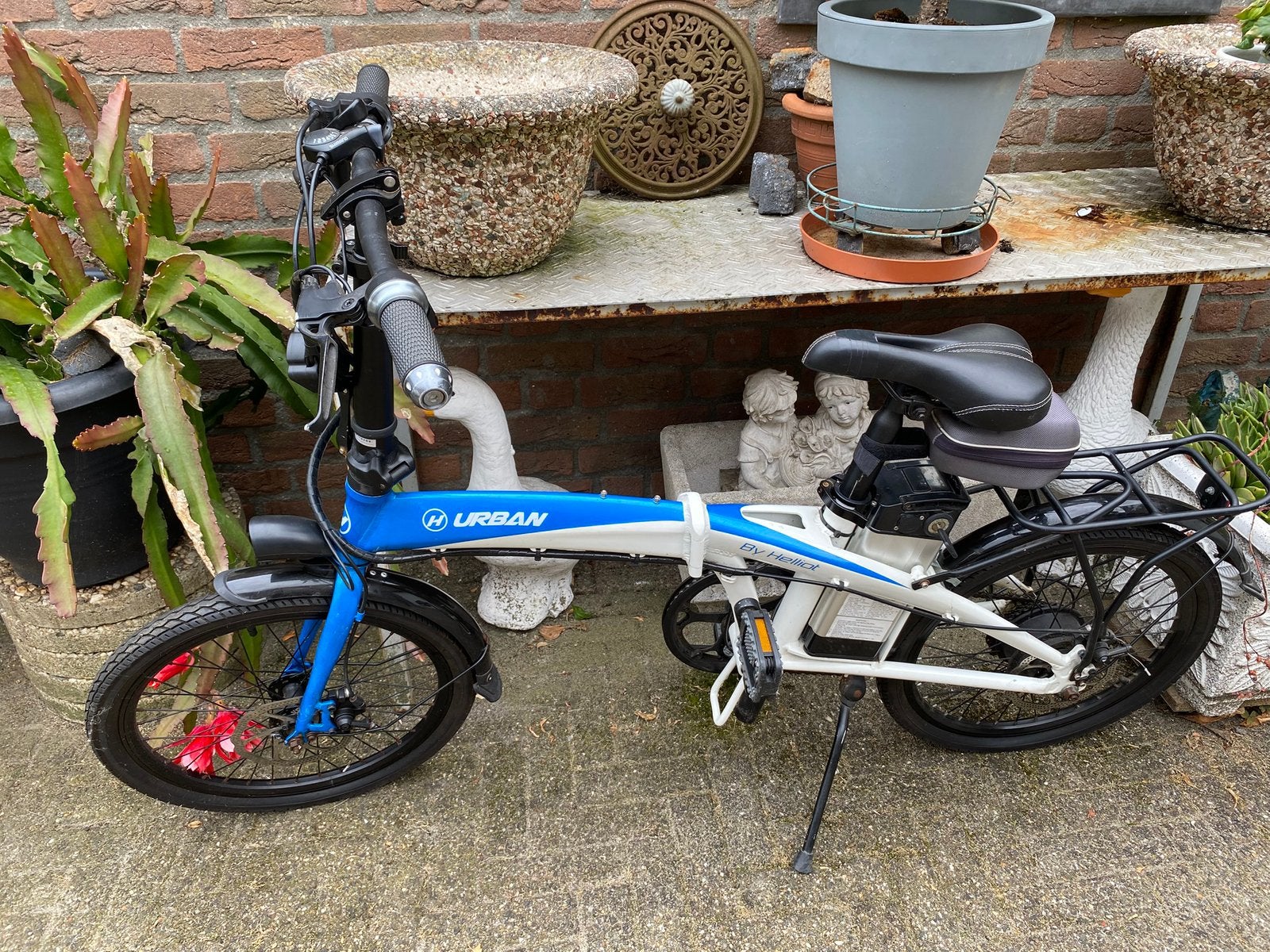 Urban by Helliot vouwfiets elektrisch, Versnellingen, Zo goed als nieuw, 18 tot 20 inch, Schijfrem