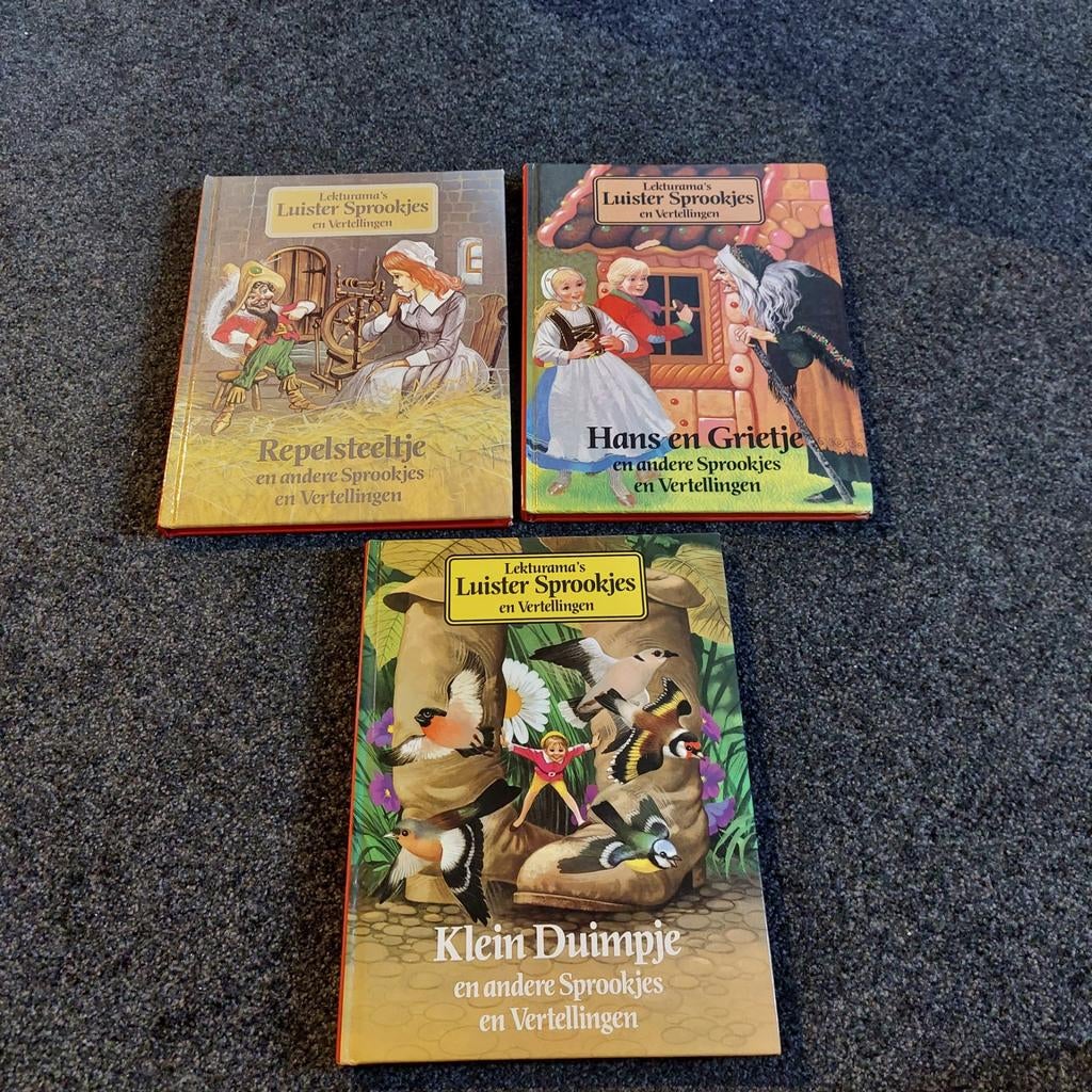 Lekturama's Luister Sprookjes en Vertellingen (3 boeken), Ophalen of Verzenden, Zo goed als nieuw