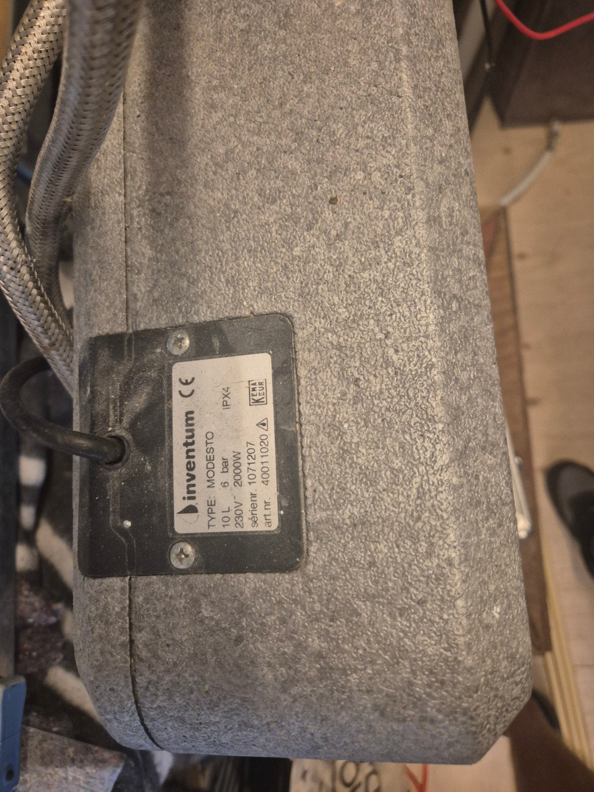 Inventum Modesto Boiler 10L - Zo goed als nieuw, Doe-het-zelf en Verbouw, Geisers en Boilers, Ophalen, Boiler, Zo goed als nieuw