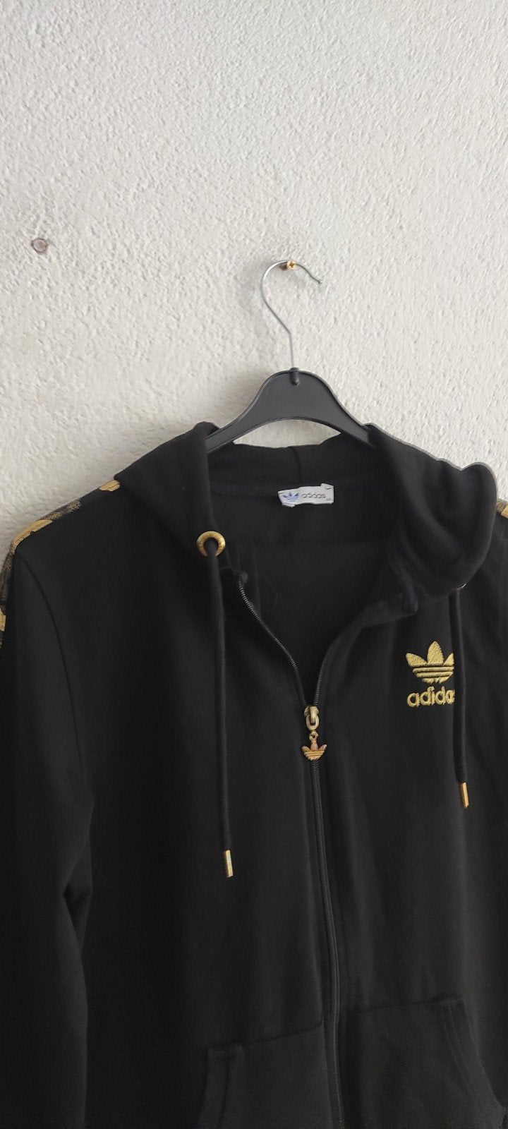 Adidas trainingspak zwart goud XXL, Adidas, Ophalen of Verzenden, Gedragen