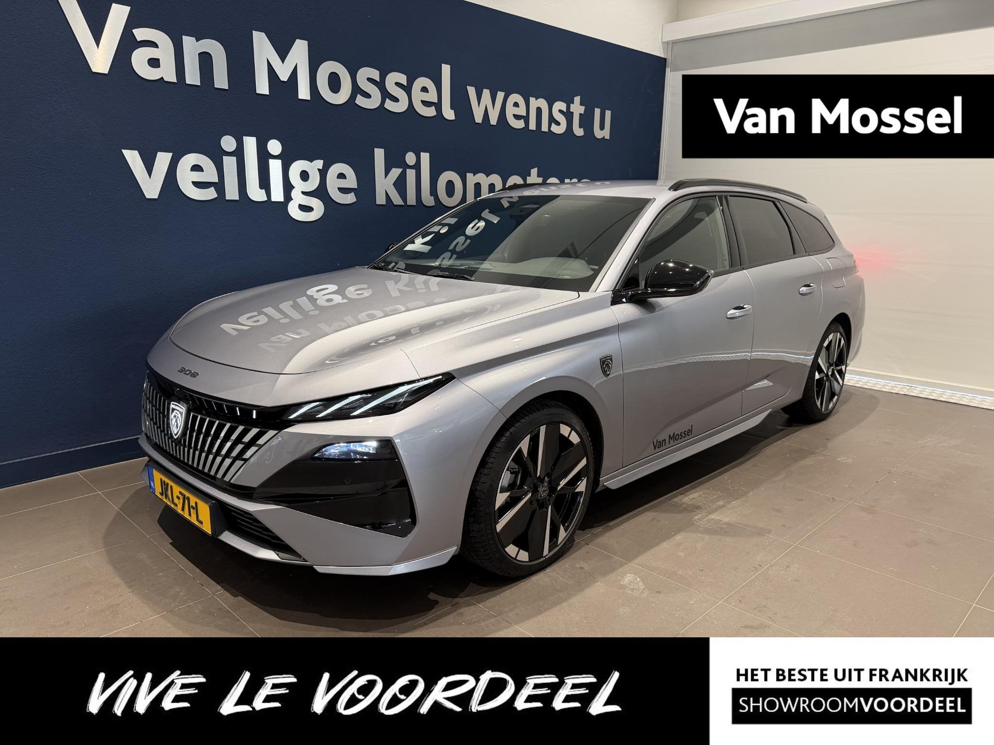 Peugeot 308 SW 1.6 Plug-in Hybrid 195 GT, Auto's, Peugeot, 12 maanden, 4 cilinders, 1650 kg, Leder en Stof