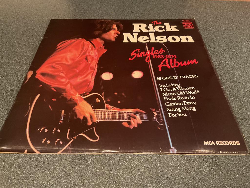 Rick Nelson - The Singles Album (Garden party) Vinyl LP, Ophalen of Verzenden, Voor 1960, Gebruikt, 12 inch