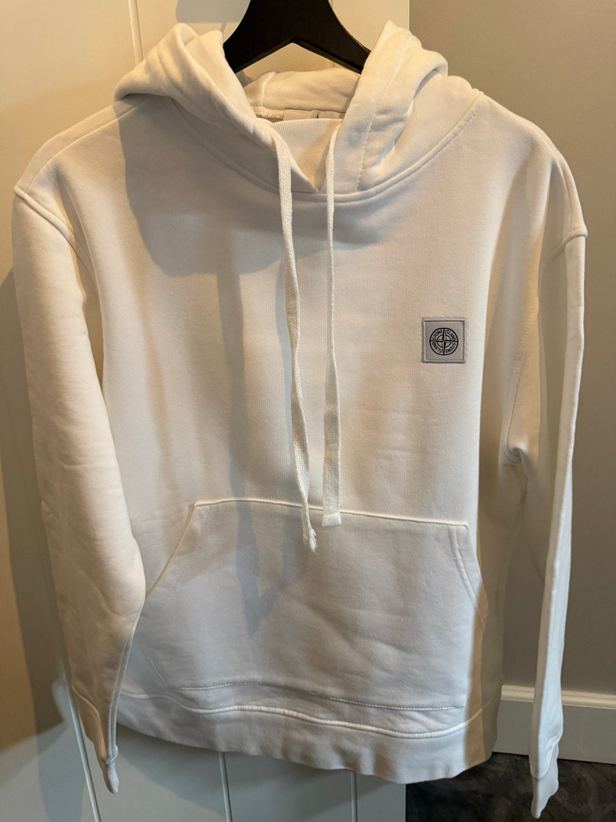 Stone Island Heren Hoodie - Wit - Maat XL, Ophalen of Verzenden, Zo goed als nieuw