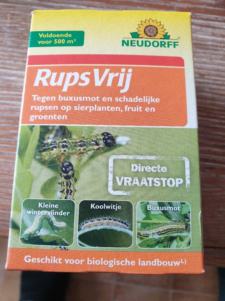 Rupsvrij  middel tegen rupsen, Ophalen, Nieuw