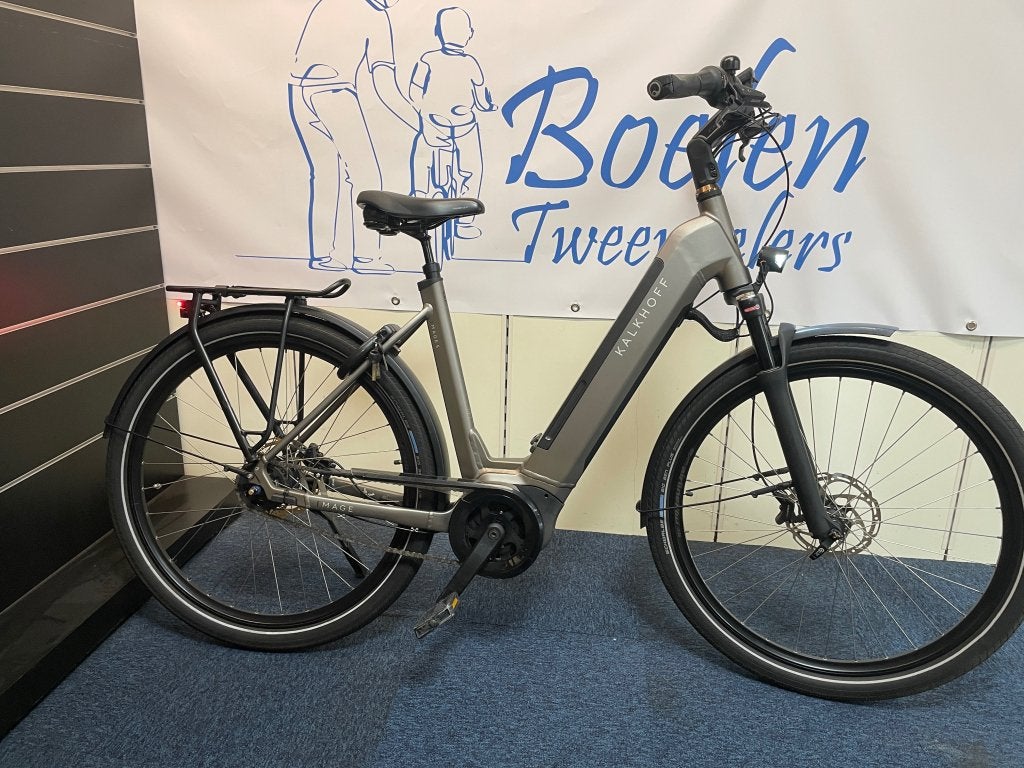 Kalkhoff Image 5 Bosch E-Bike Dames 8v 28/53cm, Niet ingevuld, Zo goed als nieuw, 50 km per accu of meer, Ophalen