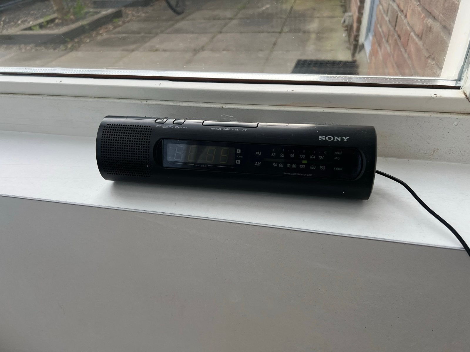 Sony Wekker Radio ICF-C780 - FM/AM Klokradio, Ophalen of Verzenden, Gebruikt, Radio