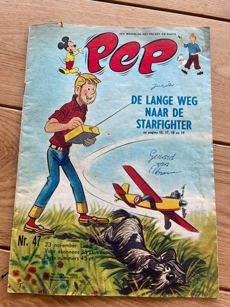 Stripboek weekblad ‘Pep’ nummer 47 van 23-11-1963, Eén stripboek, Ophalen of Verzenden, Gelezen